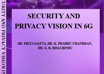 SECURITY AND PRIVACY VISION IN 6G